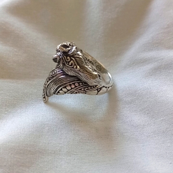 Sterling Silver "Tender Life" Horse Bypass Ring NWT - Picture 2 of 7